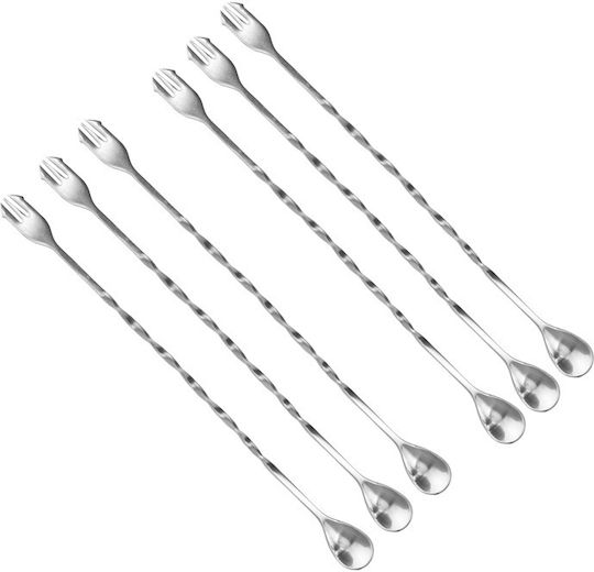 Lingură Furculiță Cocktail Raki Oțel Inoxidabil 25cm