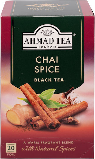 Ahmad Tea Черен Чай 20 Чанти 40гр 1бр с Аромат Подправки