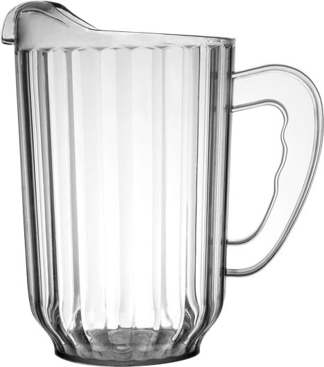 Set 6 Raki Polycarbonate Carafes 1400ml D11xh20cm