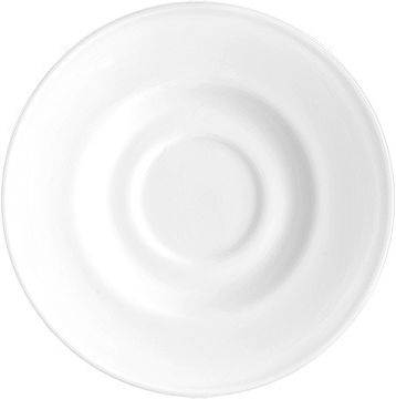 Set 6 Saucer Plates Cup Bormioli Performa Opal Glass D16cm