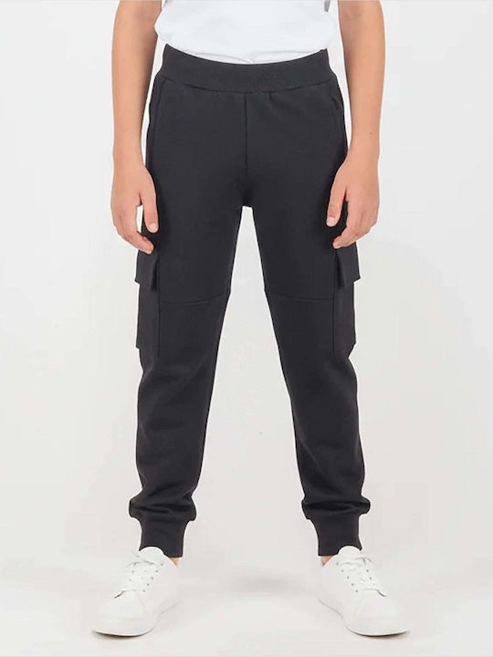 Детски Долнище На Анцуг Черно