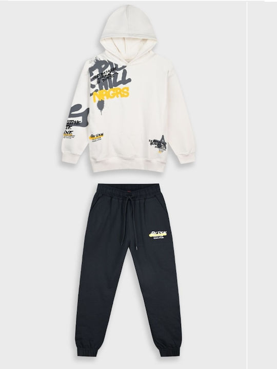 Kids Sweatpants Set Graphite 2pcs