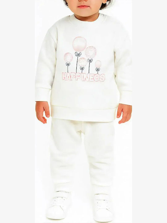 Kinder Sweatpants Set - Jogginganzug Ecru