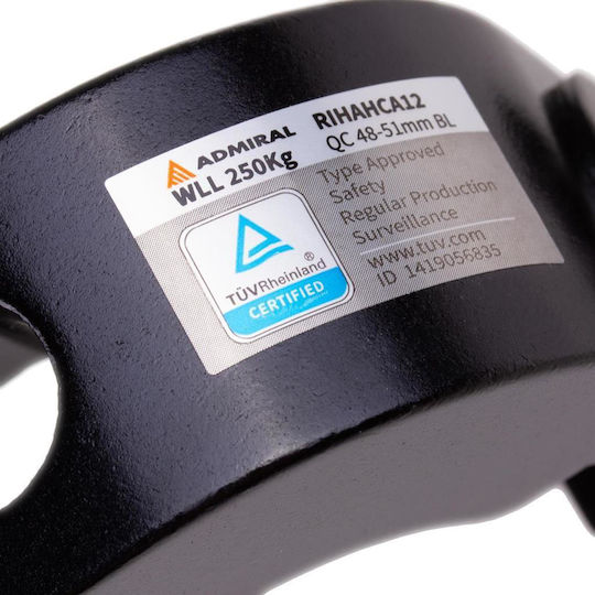 Admiral Quick Coupler Rd48-51 30mm Wll 250kg Black Lighting Accessories Suspension Quick Coupler