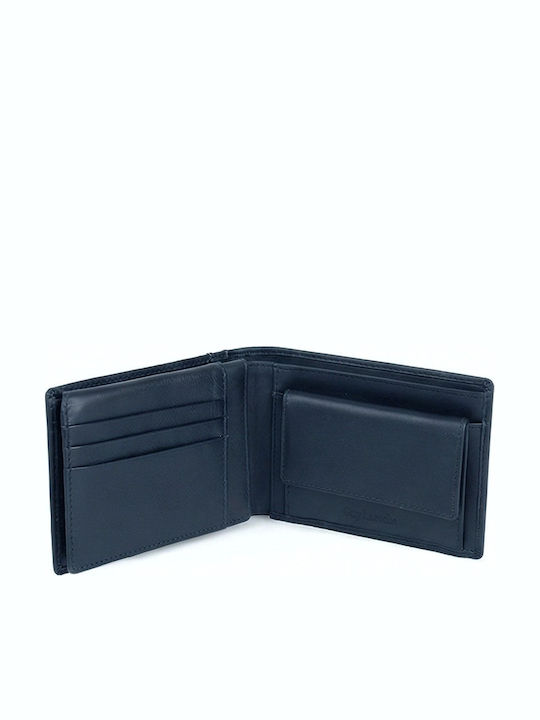 Leder Herrenbrieftasche mit RFID Blau