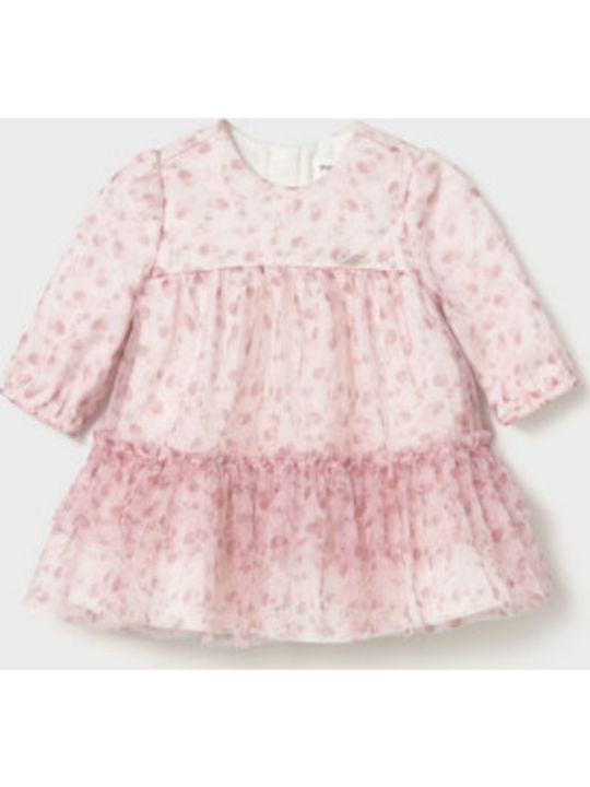 Rochie pentru Copii Mânecă lungă Din tul Rose Petal