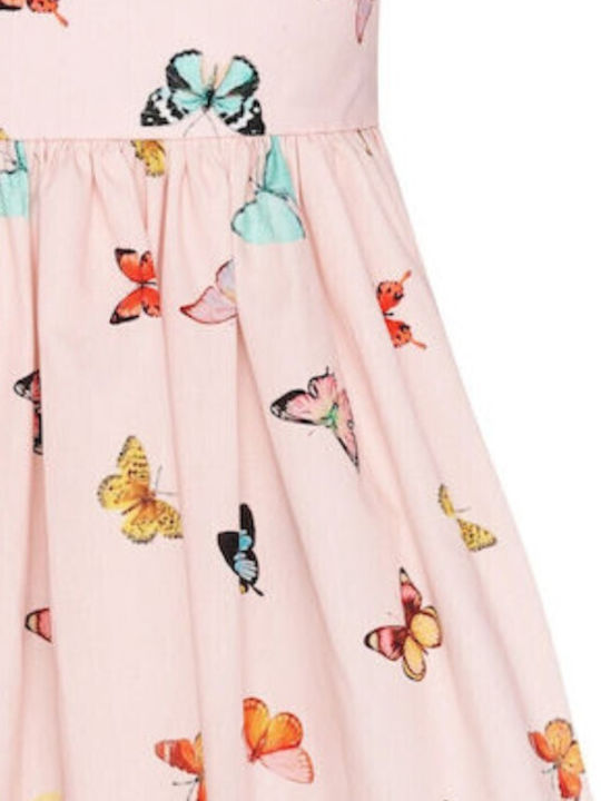 Girls Sleeveless Dress Pink