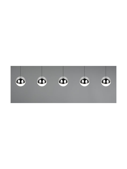 Trio Lighting Senta Deckenleuchte Silber