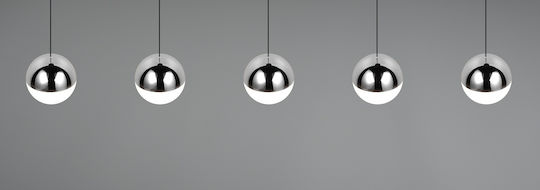 Trio Lighting Senta Silver Ceiling Light