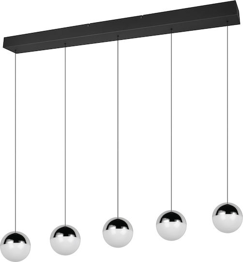 Trio Lighting Senta Silver Ceiling Light