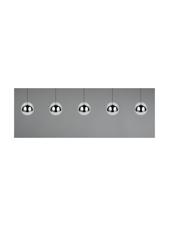 Trio Lighting Senta Deckenleuchte Silber