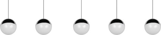 Trio Lighting Senta Silver Ceiling Light