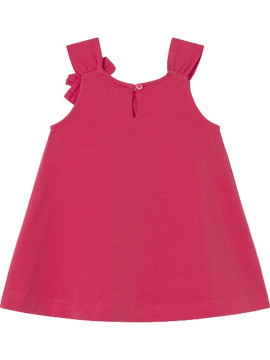 Girls Dress Sleeveless Red