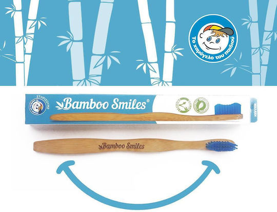 Bamboo Smiles Παιδική Οδοντόβουρτσα Blue