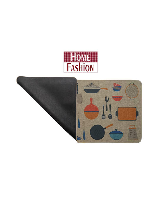 Kitchen Mat Runner With Non-Slip Backing Printed 60x120cm