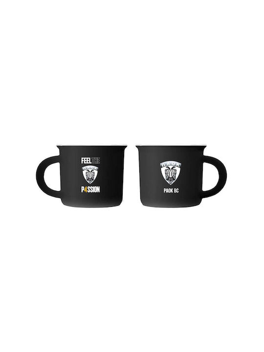 CHartini Poli Keramiktasse Schwarz 70ml