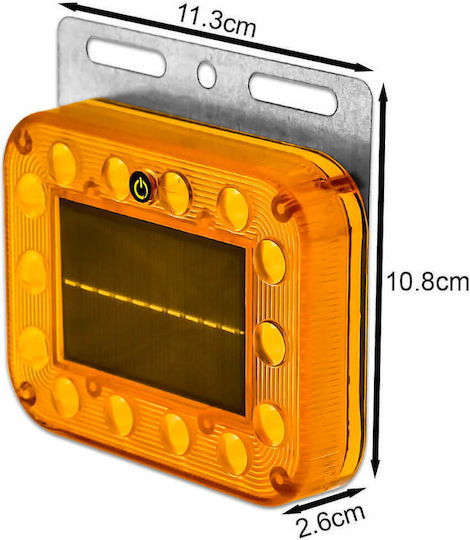 Rchang Set of 2 Solar Road Lights with Photocell IP67