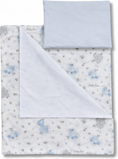 Комплект спално бельо за количка на количка Син Blanket, Lightweight Bag, And Pillow