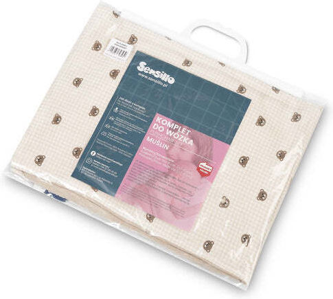 Sensillo Stroller Bedding Set Stroller Beige