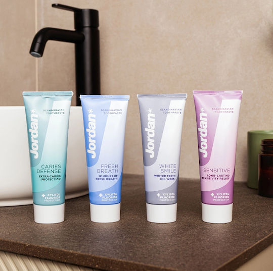 Jordan Stay Fresh Οδοντόκρεμα για Λεύκανση 75ml