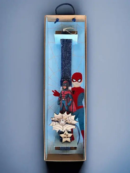 Λαμπάδα Spiderman Στρογγυλή Αρωματική