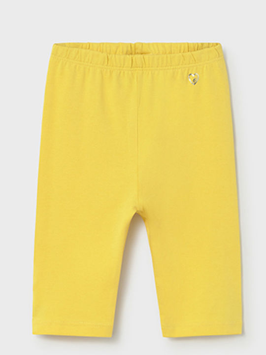 Kids Legging Short Yellow