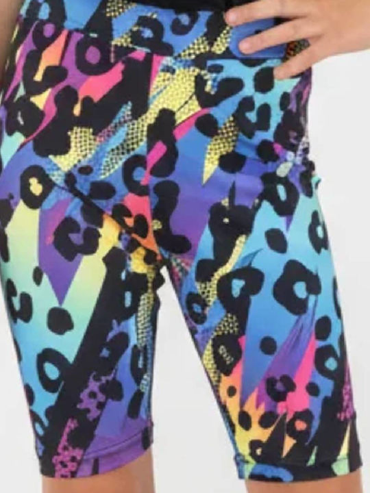 Kids Legging Cycling Short Purple