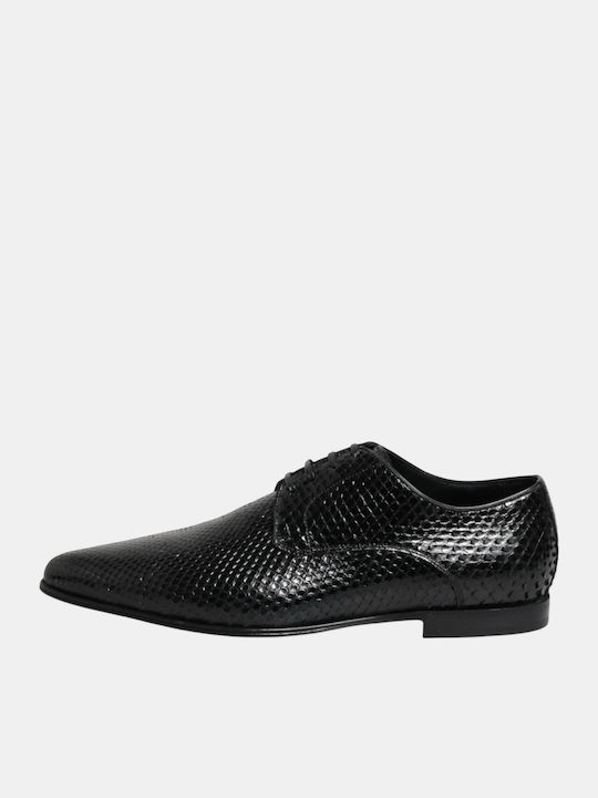 Pantofi Eleganți Bărbătești din Piele Negri