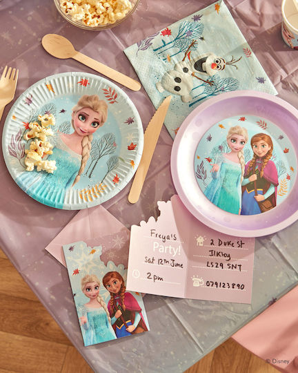Farfurie Pentru Petrecere Elsa Dulce 8 Bucăți