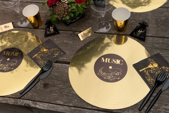 xfood Tableware Placemats for Party 6 Pieces