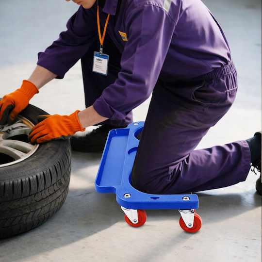 Knee Protection Support Workshop Zola Rollers Magnetic Surface Easy Movement Abs 50 X 26 X 9.5 Cm Blue