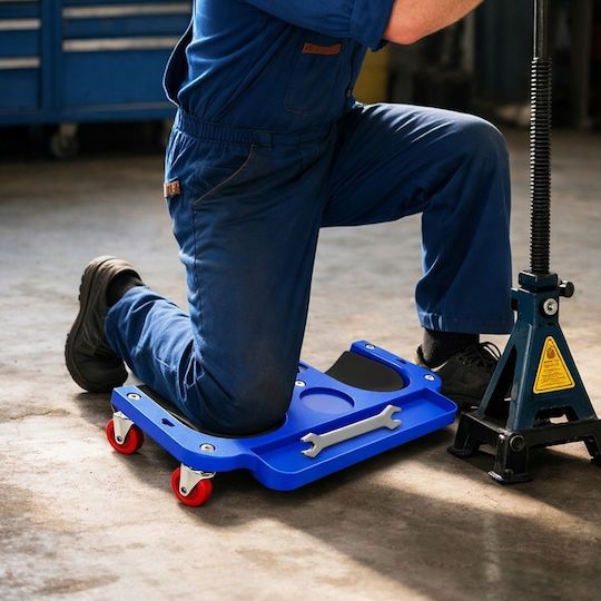 Knee Protection Support Workshop Zola Rollers Magnetic Surface Easy Movement Abs 50 X 26 X 9.5 Cm Blue