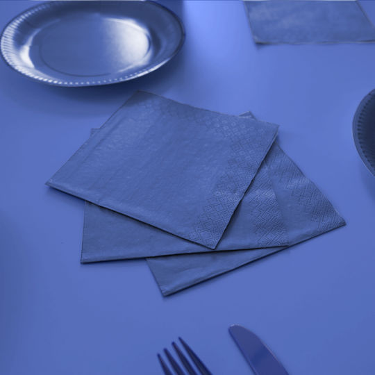 Servetele Pentru Petreceri Albastre Blueberry 20 Bucăți