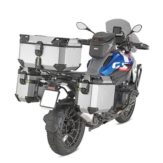 Givi Trekker Outback Monokey Motorcycle Side Case Right Aluminum 37lt in Black Colour