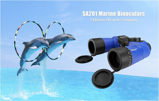 Compass Waterproof Binoculars 7x50mm Porro 970gr