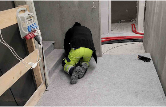 Selbstklebende Schutzmatte Dura Cover Concrete 0,5 m x 25 m Graue