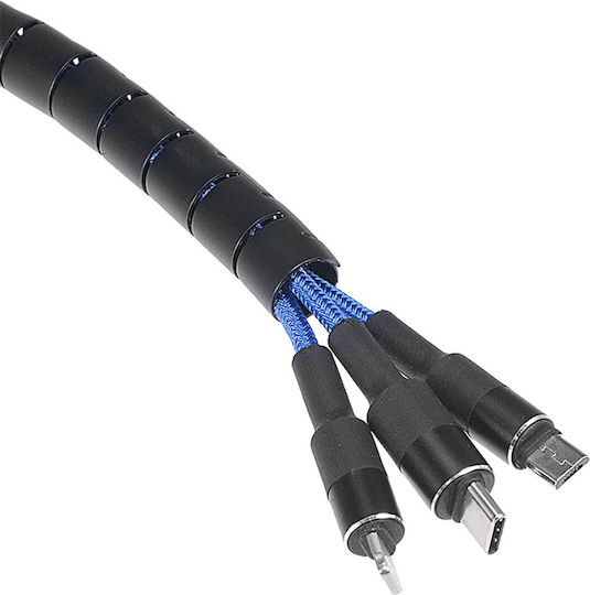 Powertech Plastic Cable Tie 20mmx20mm In Black Colour 1 Piece TIES-083