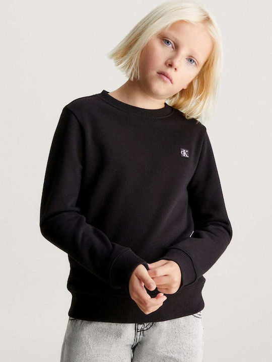 Kids Sweatshirt Black Monogram