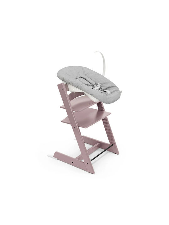 Stokke Tripp Trapp Baby Highchair With Adjustable Height Heather Mauve