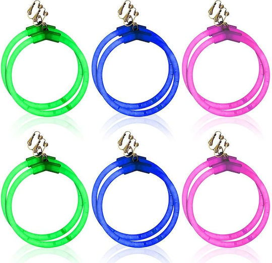 Glow Ring Carnival Earring Pink