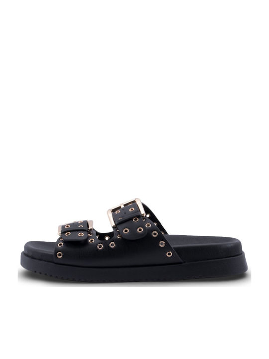 Women's Flat Sandals Black