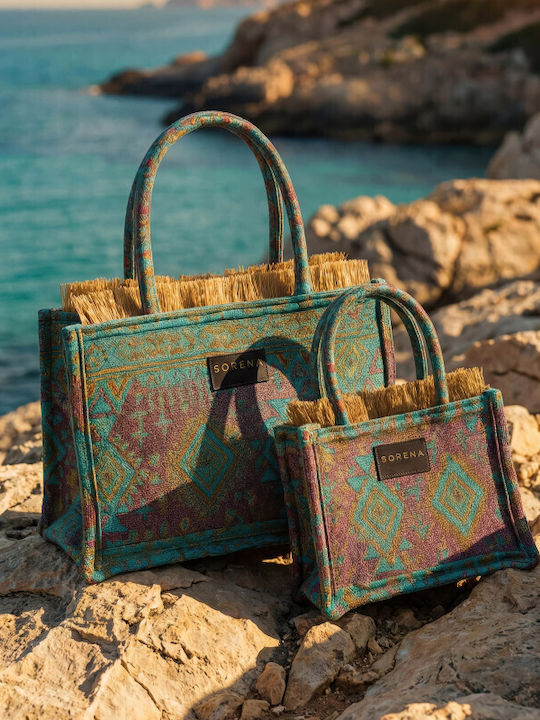 Fegarada Γυναικεία Τσάντα Tote Χειρός Μπλε