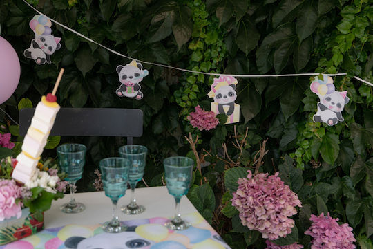Ghirlandă Decorativă Ursuleț Panda 500cm