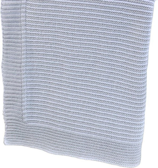 Down Town Home Blanket Cot 441 Knitted Gray 90x120cm