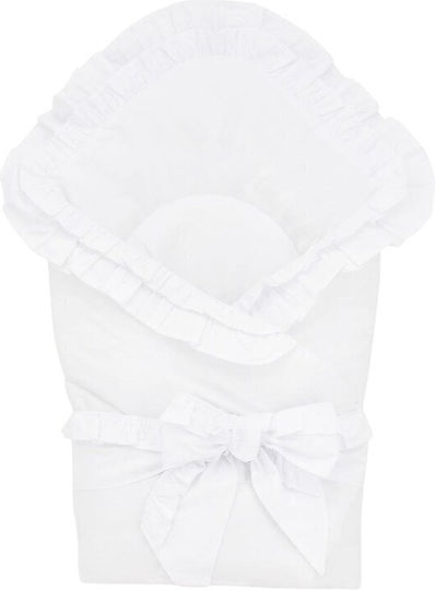 MimiNu Blanket Nursery Swaddling Blankets White White 75x75cm