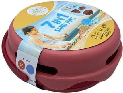 Compactoys 7in1 Sand Toys Complete Set Of 7 Sand Toys