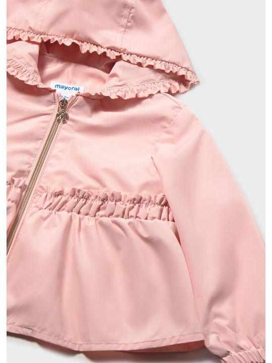 Kinderjacken & Winterjacken Lässig Kapuzen-Rosa