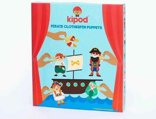 Kipod Children's Craft Puppets On Clothespins Pirates for Children 3+ years Years