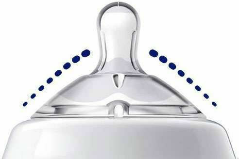 Chicco Biberoane Bebelusi Plastic Natural Feeling Anti-Colici cu Tetina din Silicon pentru 6+ Luni Bej Design Nor 300ml