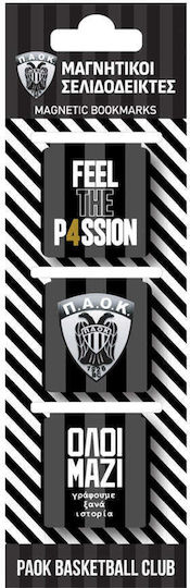 Semne De Carte Magnetice Paok Baschet Set 3 Bucăți